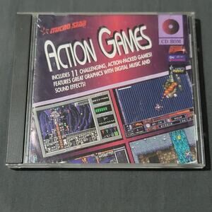 Vtg 1994 Micro Star Action Games CD ROM Video Games